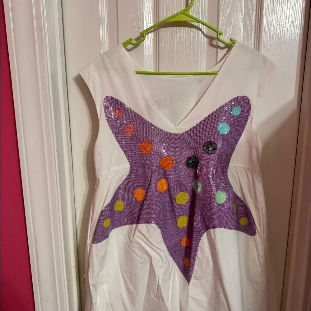 QOS Colorful Shell Design Tunic - Picture 6 of 6